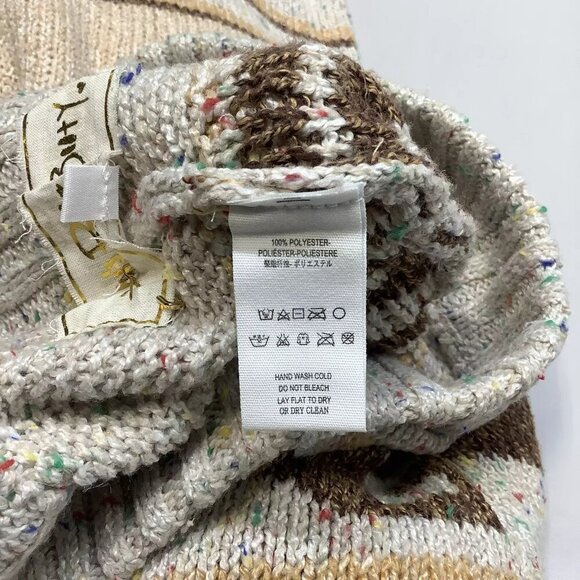 NEW JEN ROSSI Women's Pants Cadiz Bottoms Size M/L Sand - Picture 3 of 4